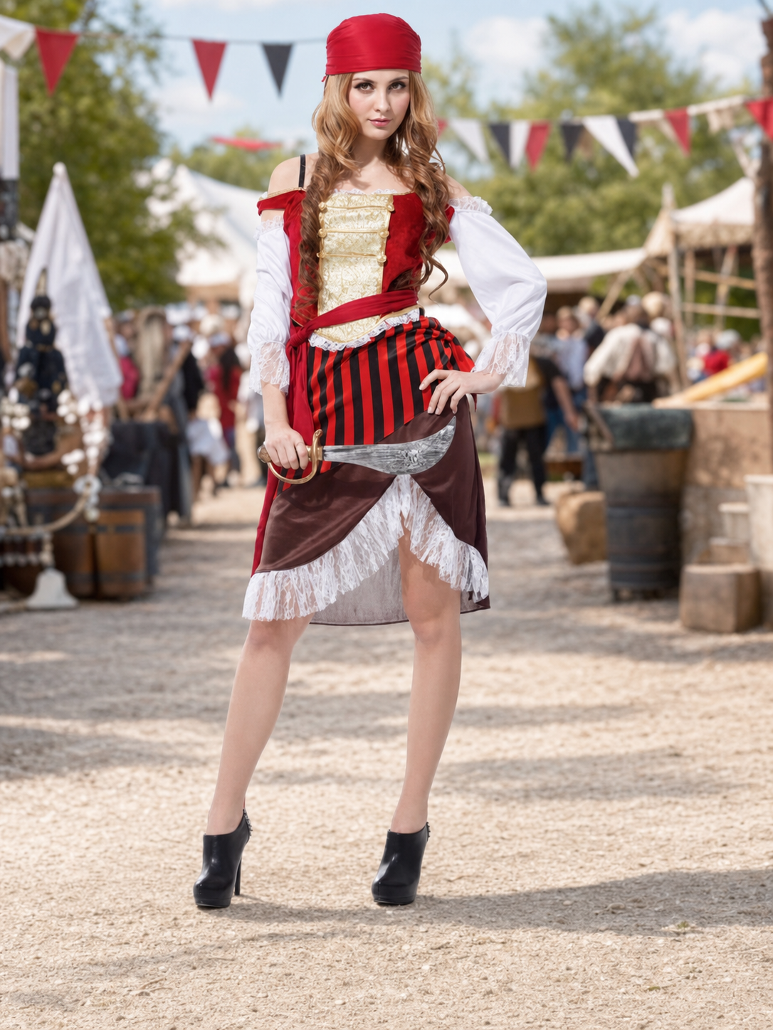 Jack Sparrow Pirate Costume for Halloween