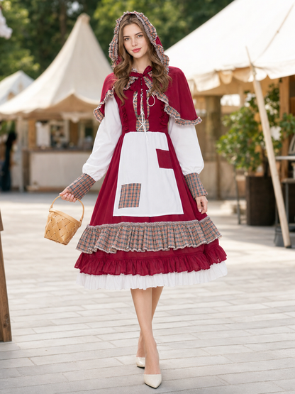 Little Red Riding Hood Hooded Cosplay Costume
