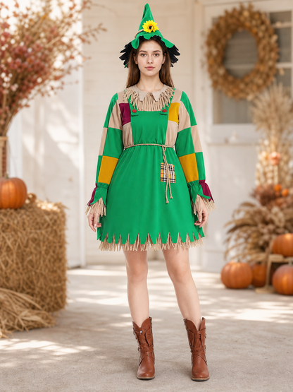 Halloween Costume: Dress with Apron and Hat
