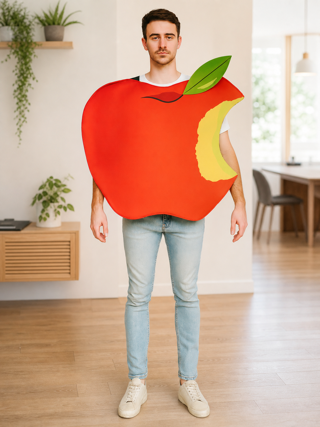 Apple-shaped costume for Halloween, cosplay, and stage performances