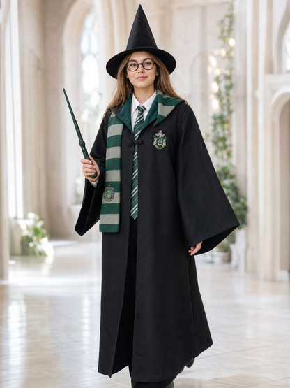 Wizard Costume: Robe, Hat, and Accessories