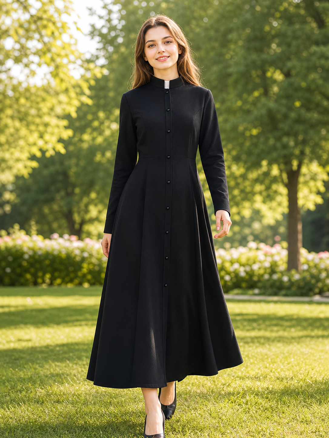 Halloween Retro Steampunk Clergy Costume