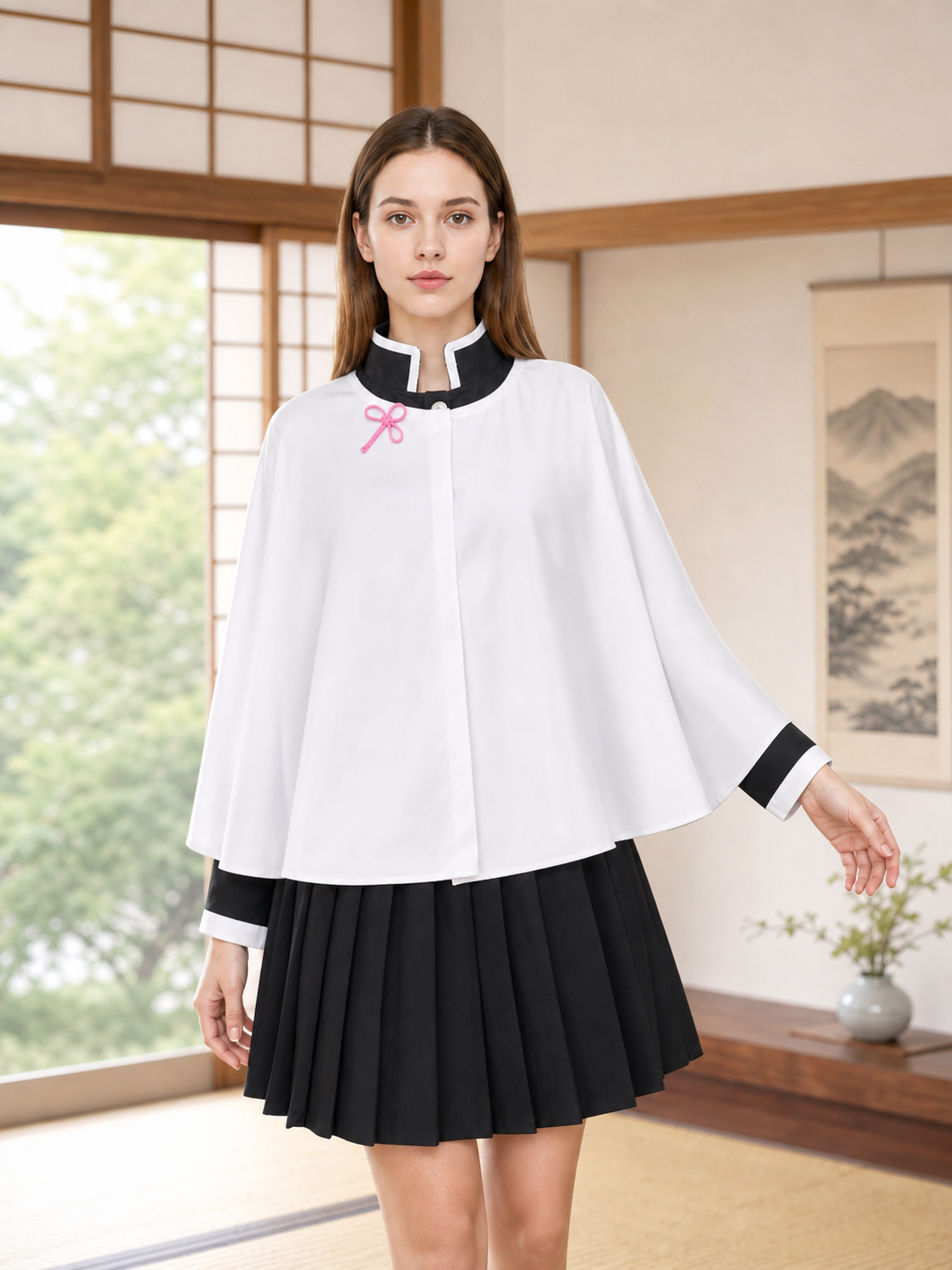 Kanao Tsuyuri Cosplay Costume, Demon Slayer