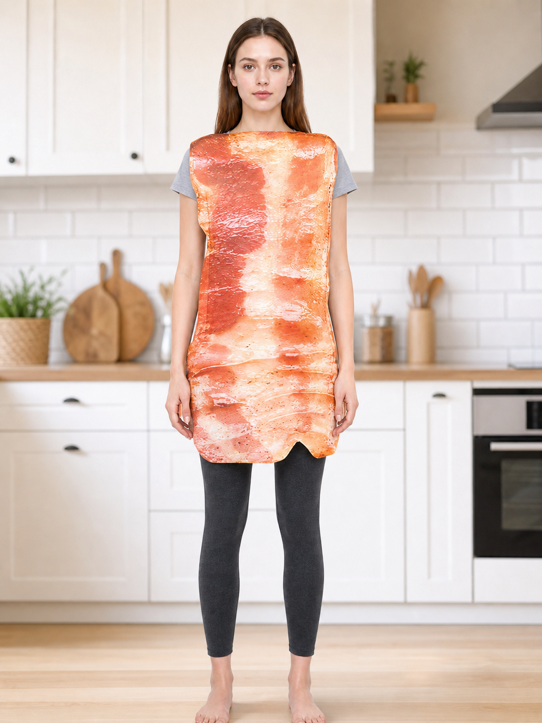 Carnival Costume in the Shape of a Bacon Slice