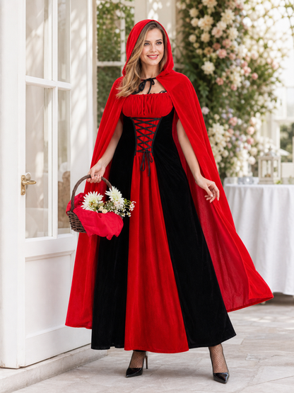 Halloween Hooded Little Red Riding Hood Costume