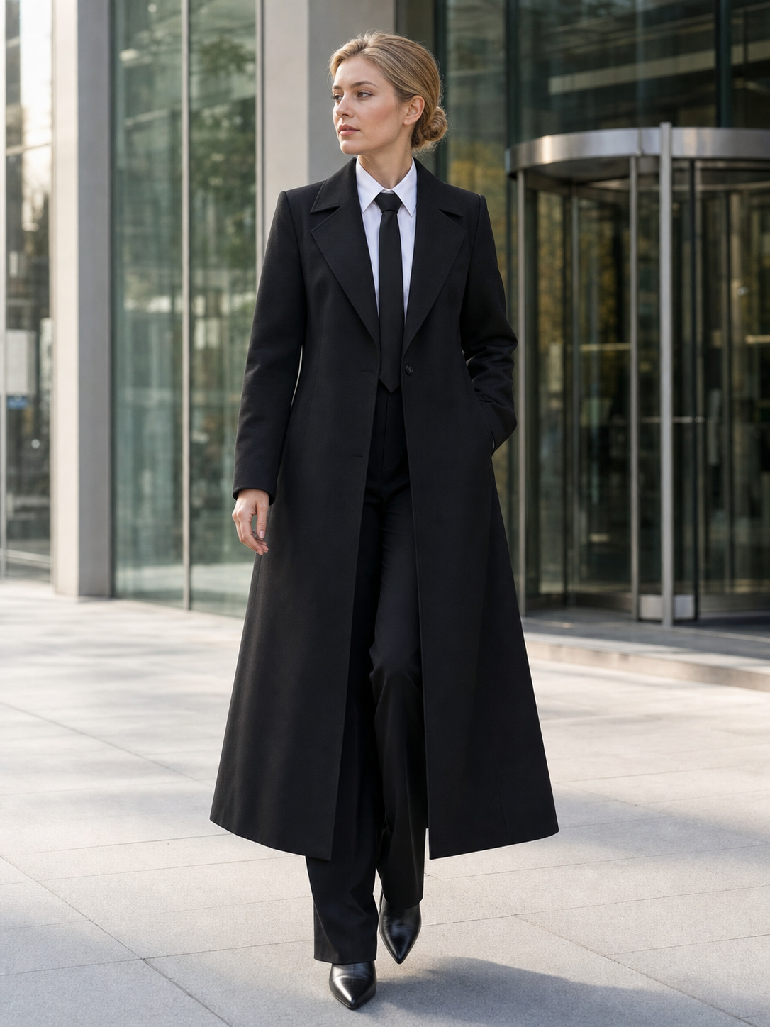 Anime Cosplay Costume: Coat, Shirt, Pants, and Tie