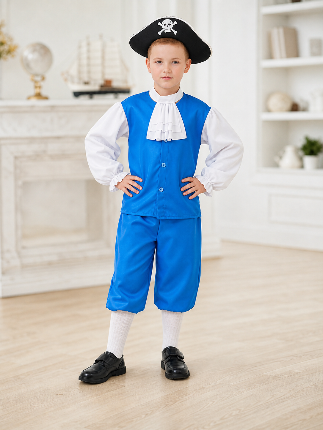 Pirate Costume with Shirt and Hat
