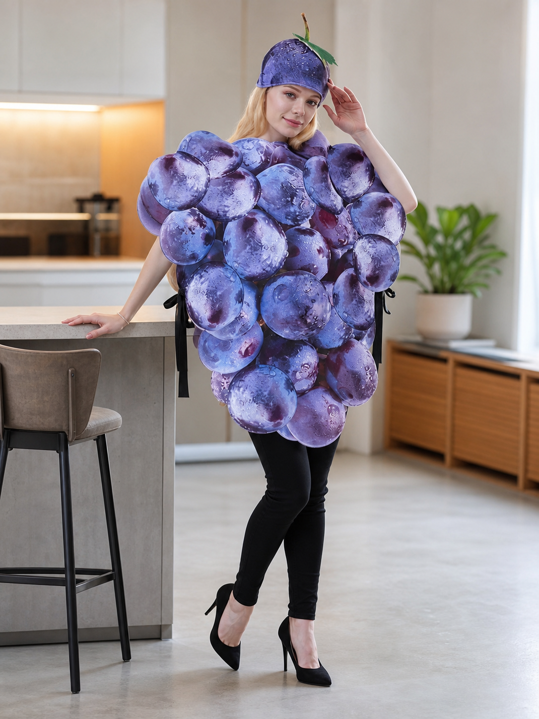 Grape Costume for Halloween and Costume Parties