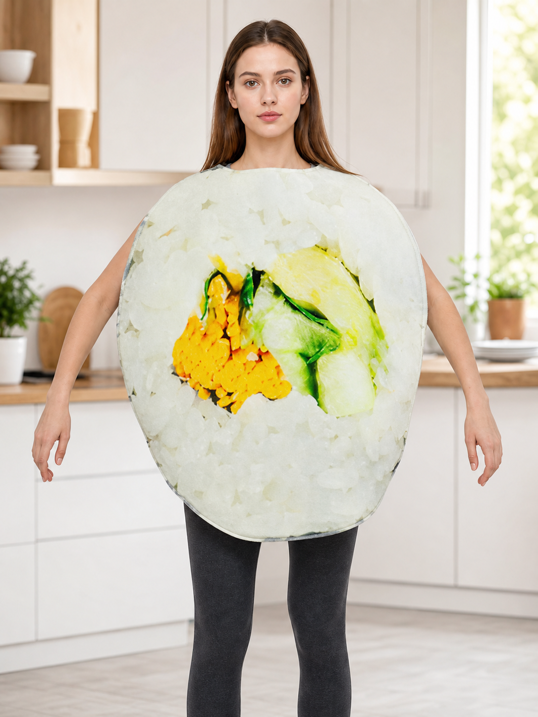 Food-Print Tunic Costume for Halloween and Cosplay