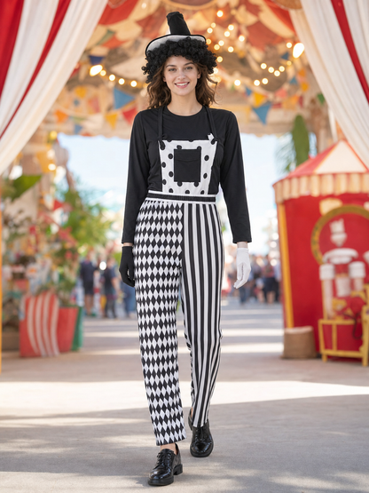 Vintage Circus Clown Costume