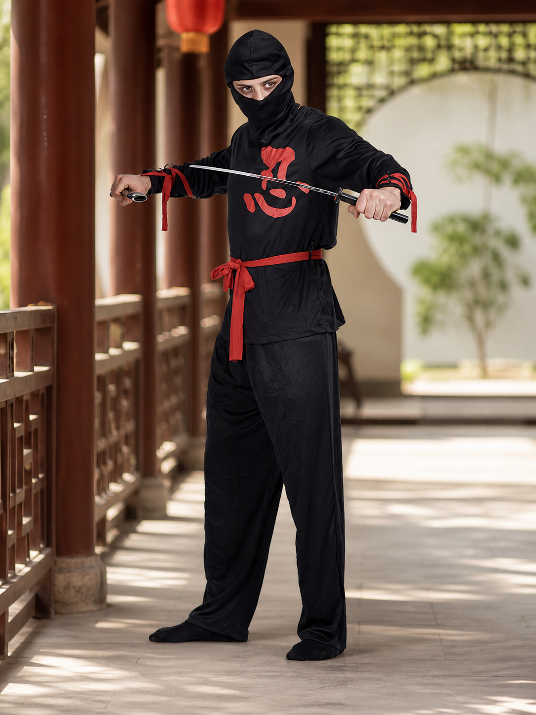 Black Ninja Costume for Cosplay and Halloween