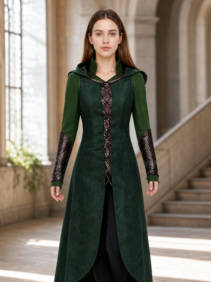 Tariel Cosplay Coat with Hood and Decoration