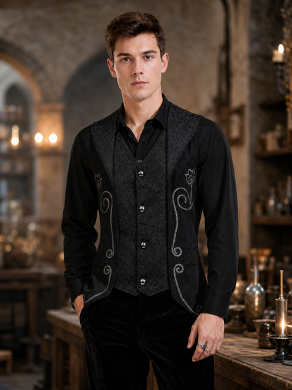 Steampunk Costume Sleeveless Vest