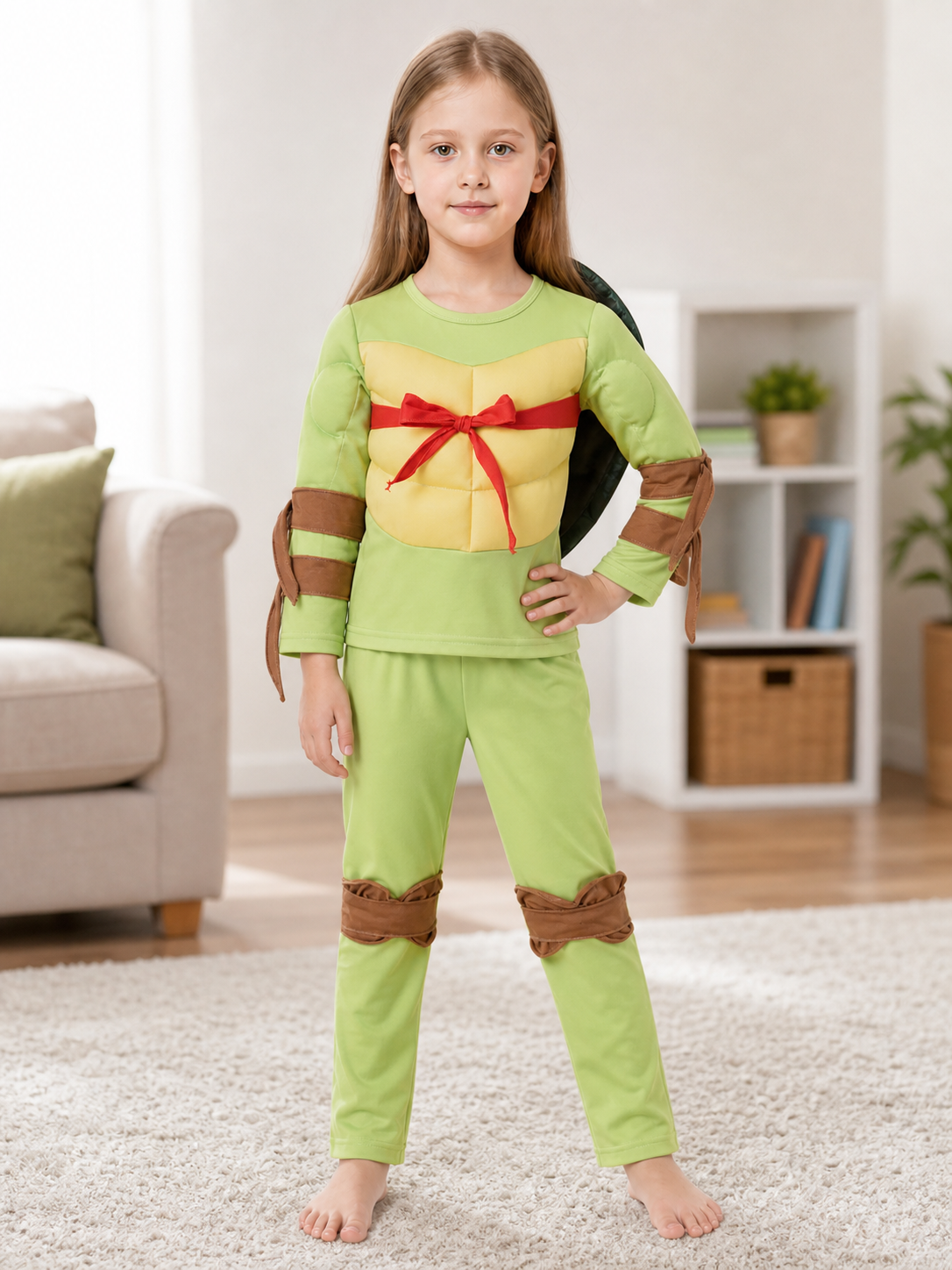 Ninja Turtle-style costume