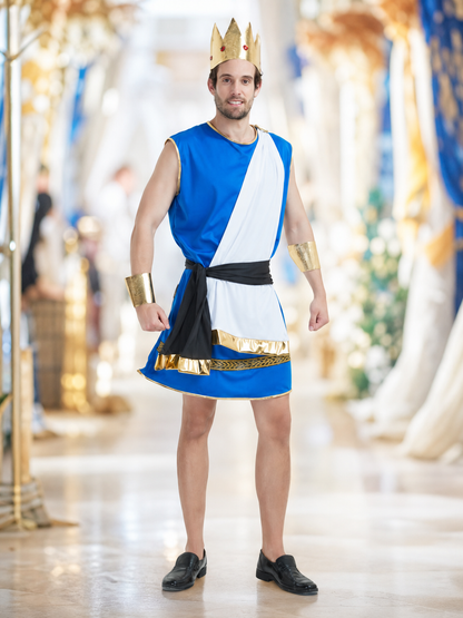 Adult Zeus Costume with Cape and Accessories