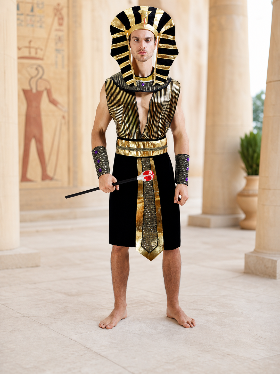 Egyptian Pharaoh Costume for Cosplay and Parties
