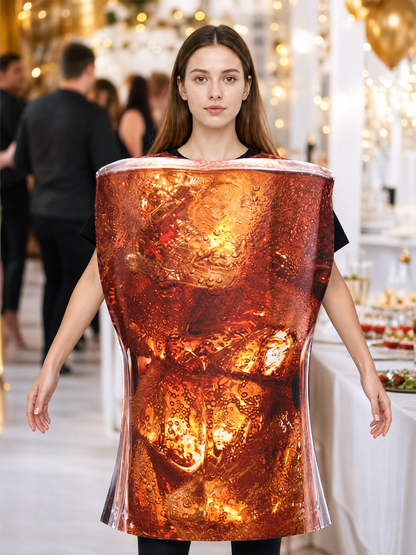 Cola Can Costume Tunic for Cosplay and Parties