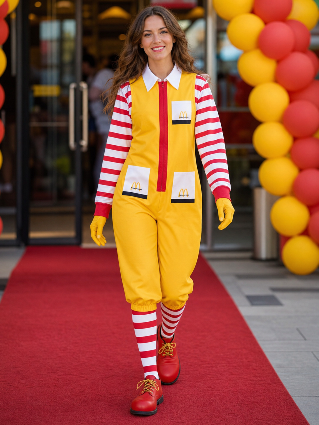 Carnival One-Piece Clown Costume for Cosplay