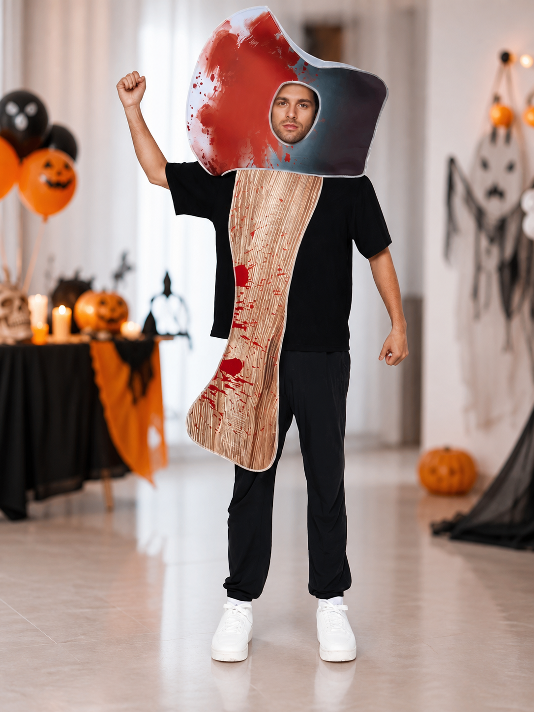 Bloody Axe Costume for Halloween and Cosplay lifestyle view 2