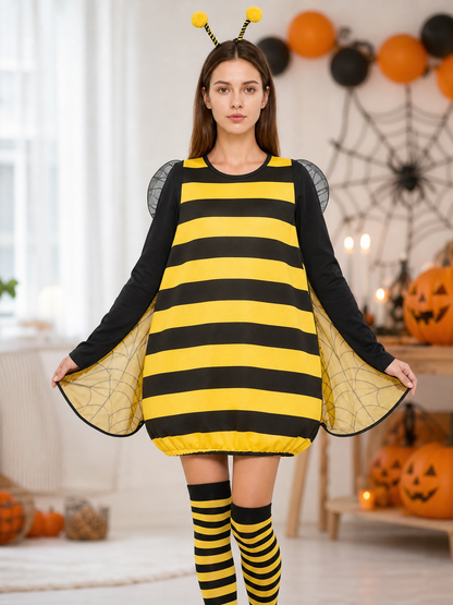 Bee Costume with Wings and Antennae