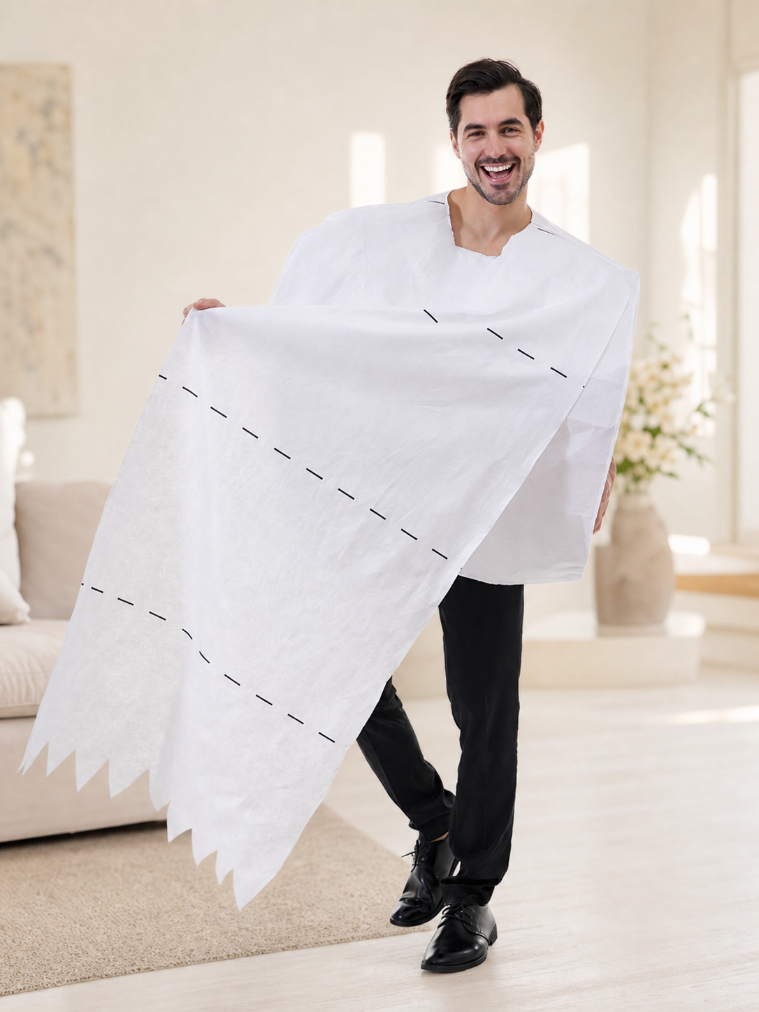 Toilet Paper Costume for Halloween and Stage Shows