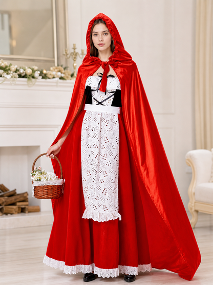 Little Red Riding Hood Hooded Costume for Halloween