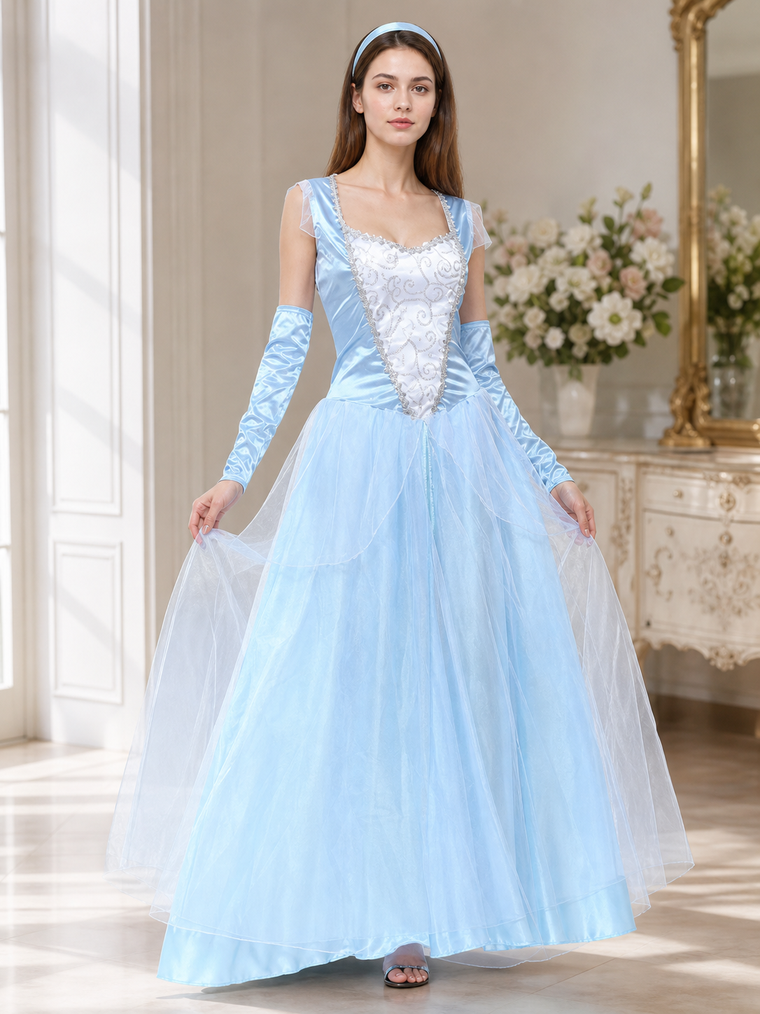 Carnival Cosplay Costume: Long Dress