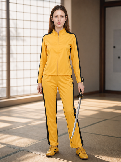 Kill Bill cosplay costume, yellow set