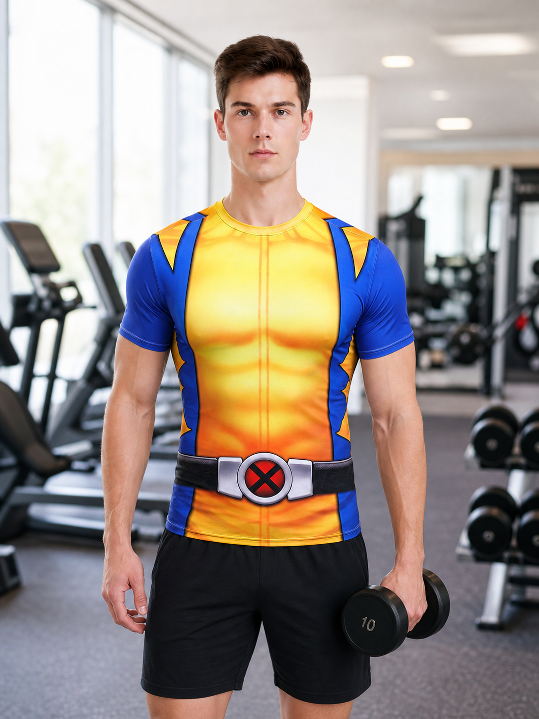Superhero T-shirt with an Iron Man print