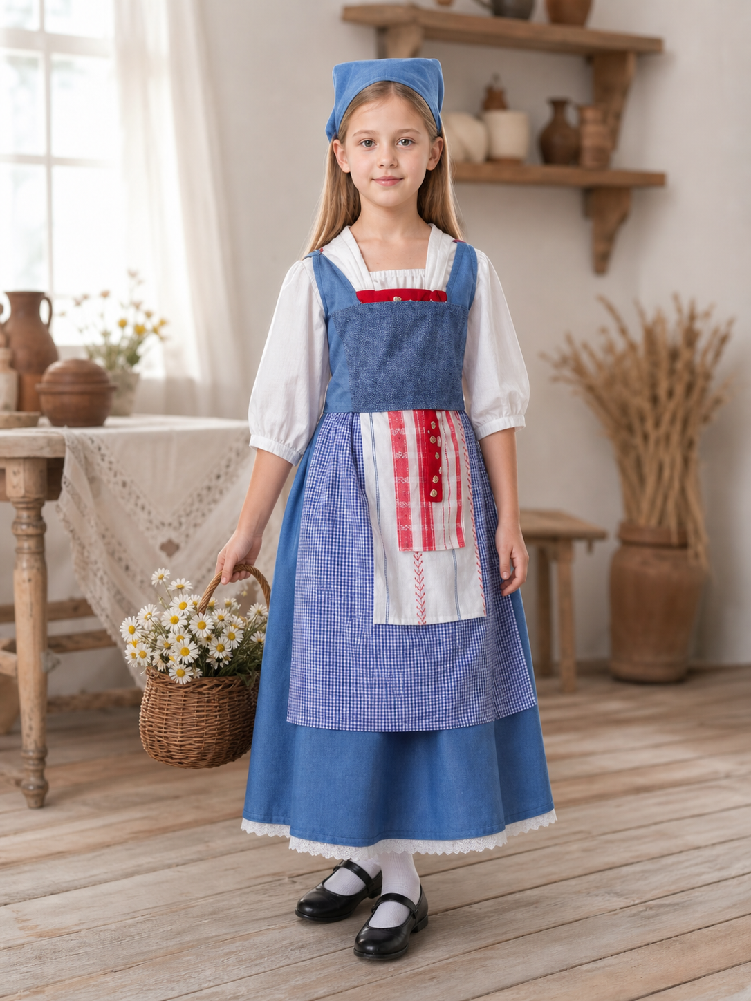 Children's costume for a fairy-tale role, blue set