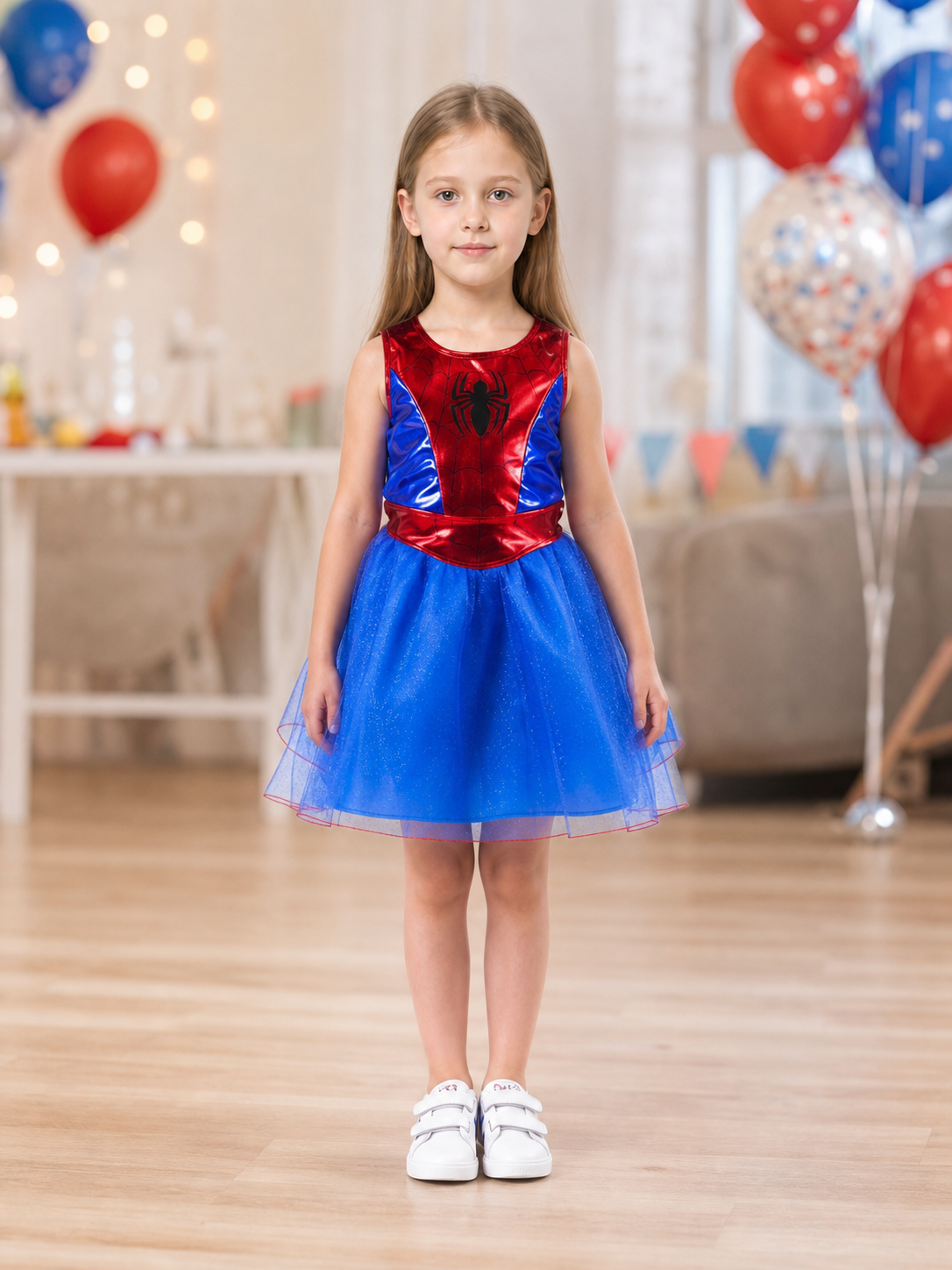 Superhero Costume: Dress and Mask