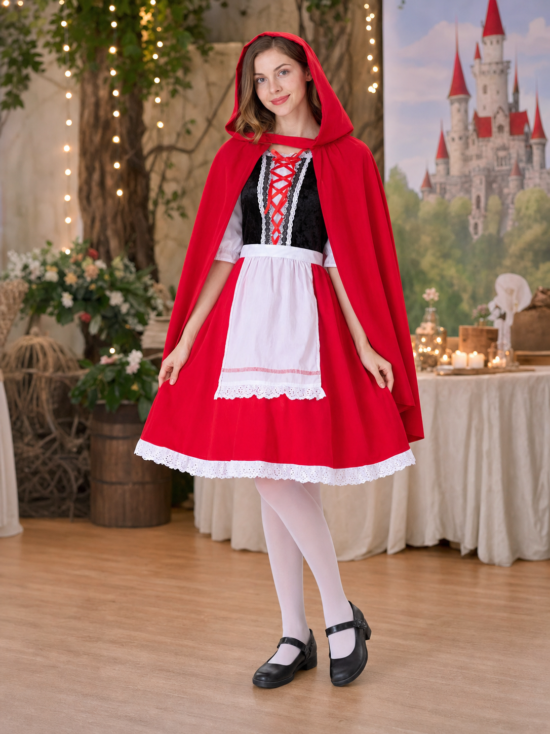 Little Red Riding Hood Costume with Cape