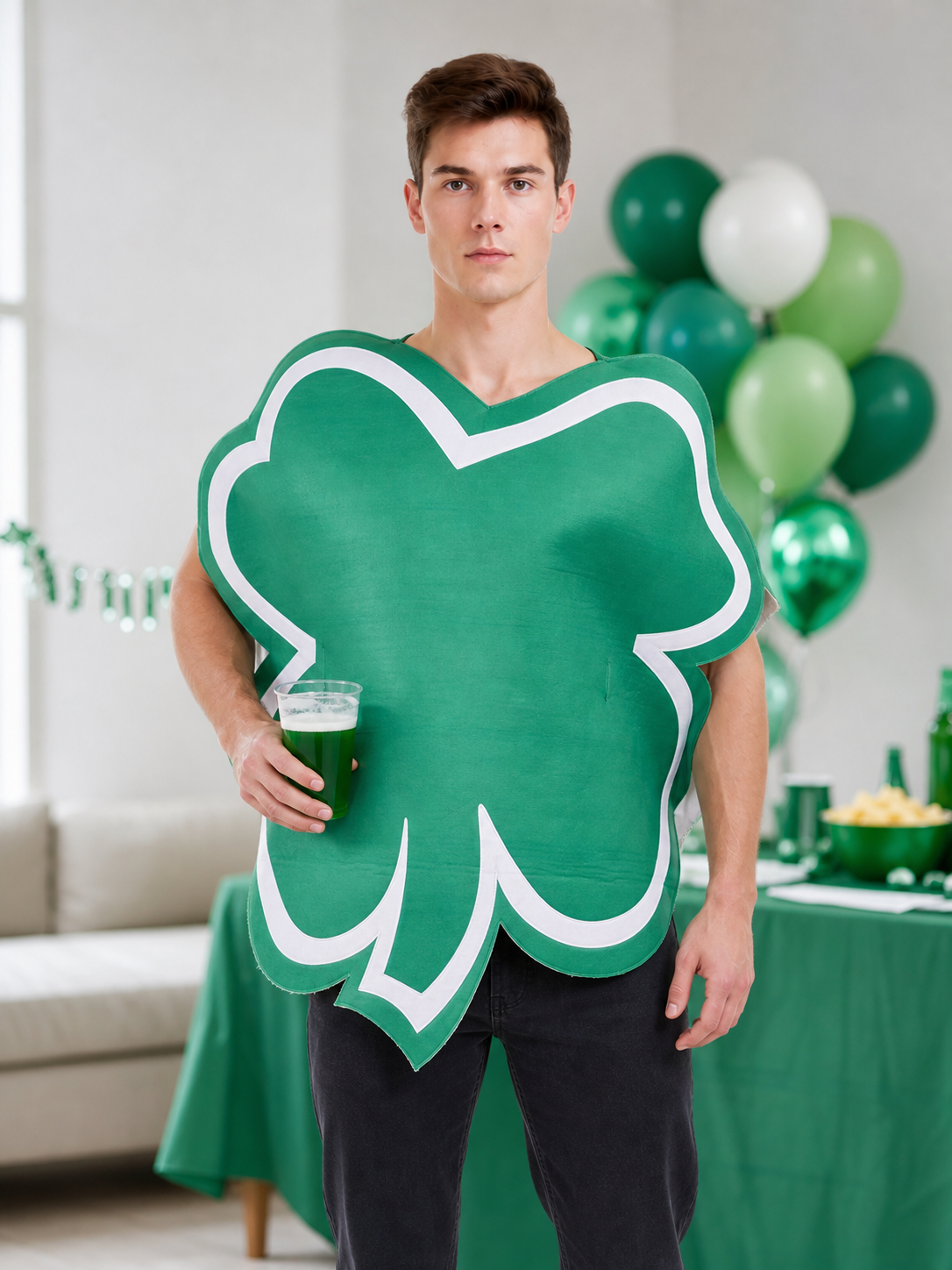 Four-Leaf Clover Carnival Poncho Costume