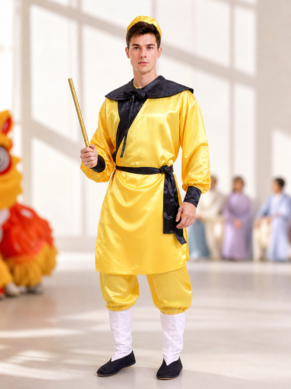 Sun Wukong Cosplay Costume, Yellow Set