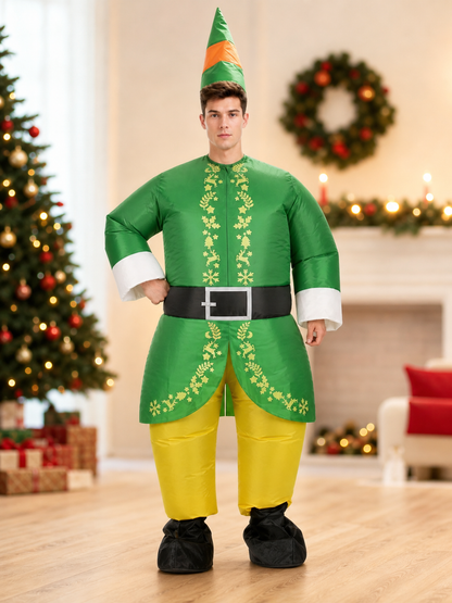 Festive carnival costume with hat