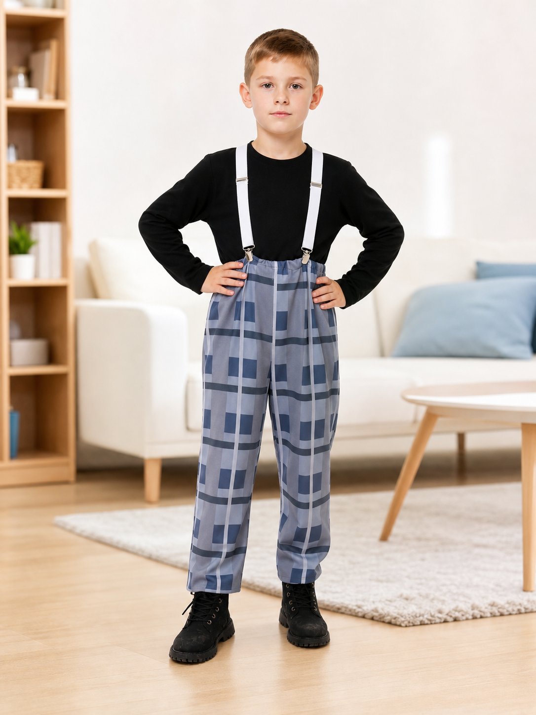 Kids' Pixel Character Cosplay Costume