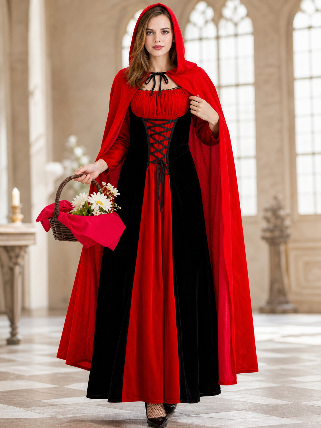 Halloween Hooded Little Red Riding Hood Costume