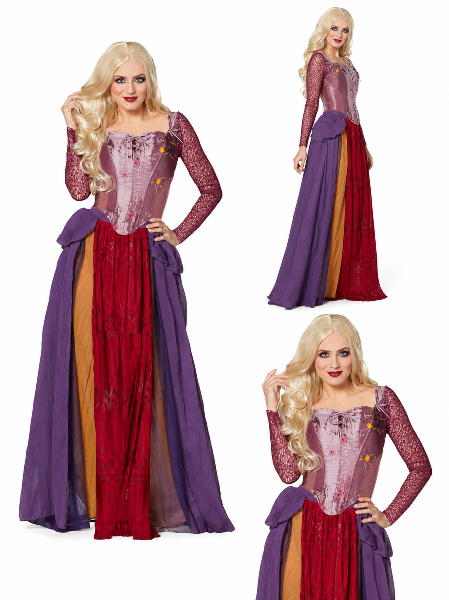 Winifred Witch Costume, cosplay dress M-XL
