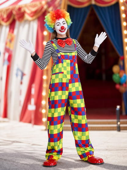 Adult Clown Costume for Halloween and Stage