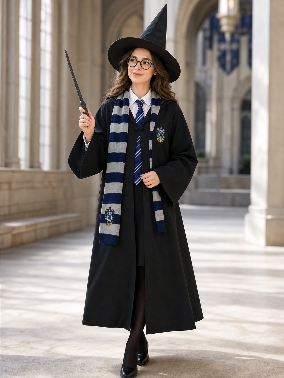Wizard Costume: Robe, Hat, and Cosplay Accessories