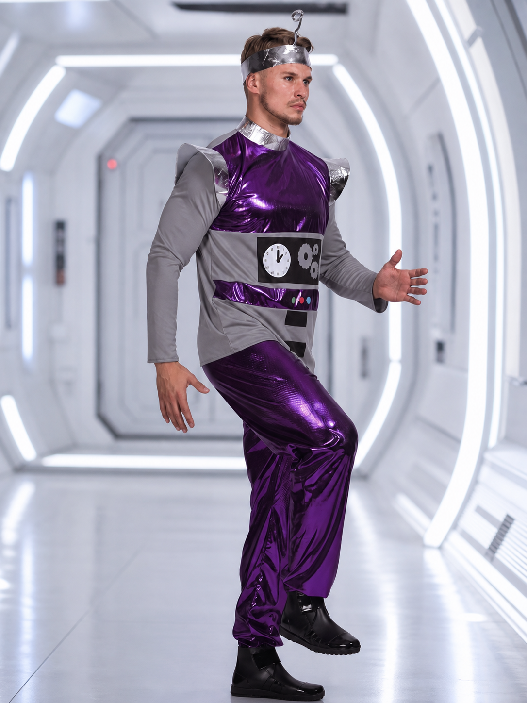 Halloween Alien Costume with Headband