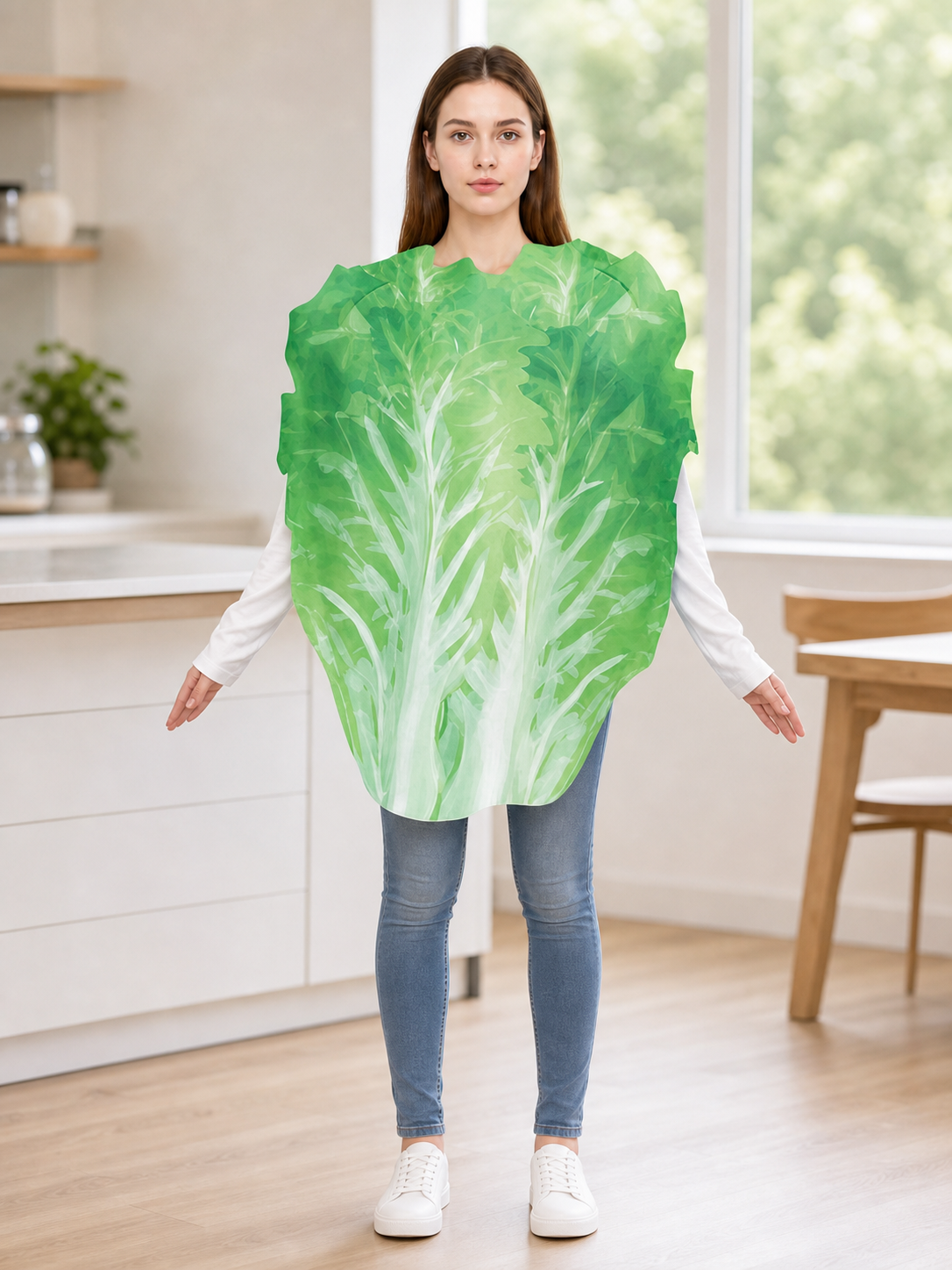 Lettuce Leaf Costume Tunic for a Themed Party