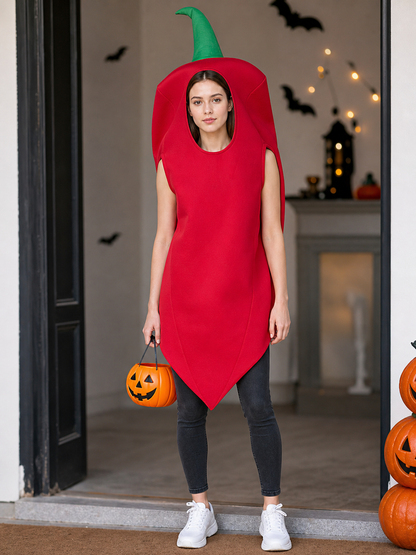 Chili Pepper Costume for Halloween and Theme Parties