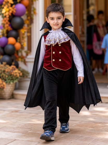 Children's Vampire Costume with Cape and Pants
