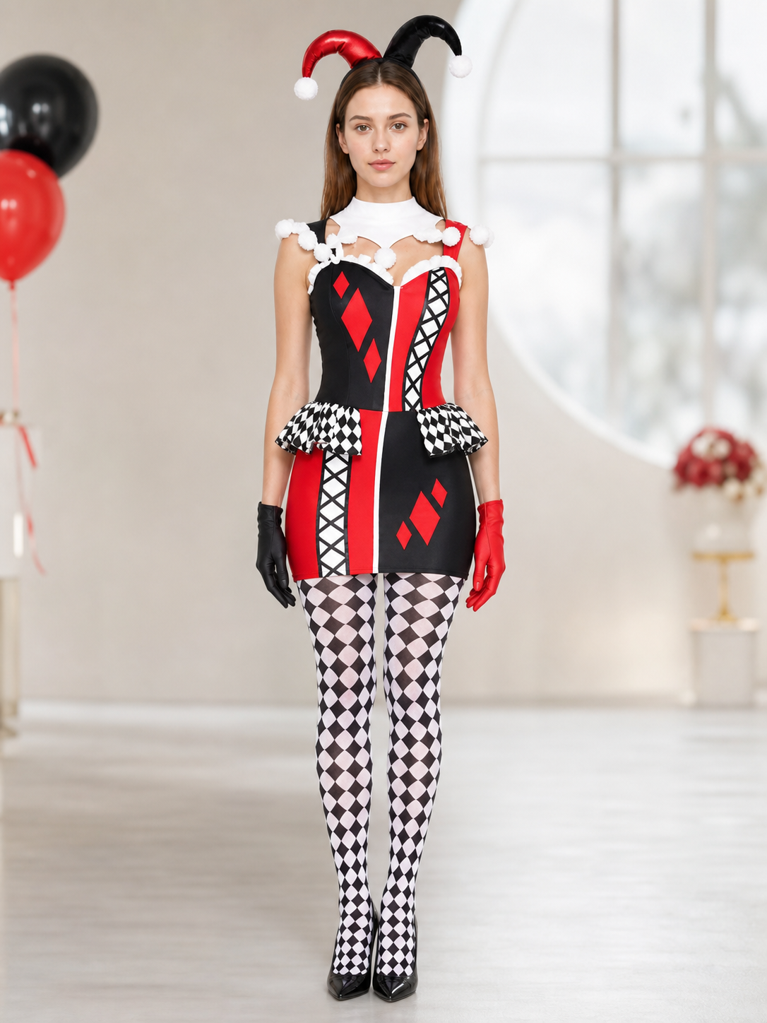 Harlequin Costume for Stage and Halloween