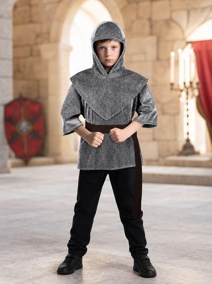 Medieval Knight Costume with Hood