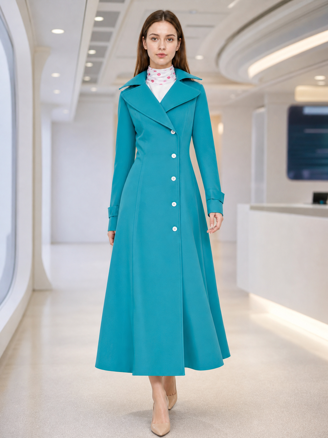 Lucy Cosplay Costume from Despicable Me: Coat, Hat