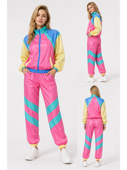 Women's Retro Disco Costume: Jacket and Pants
