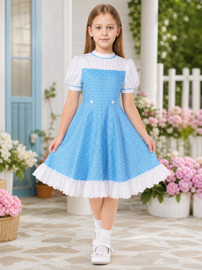 Plaid Dorothy Dress for Cosplay and Stage