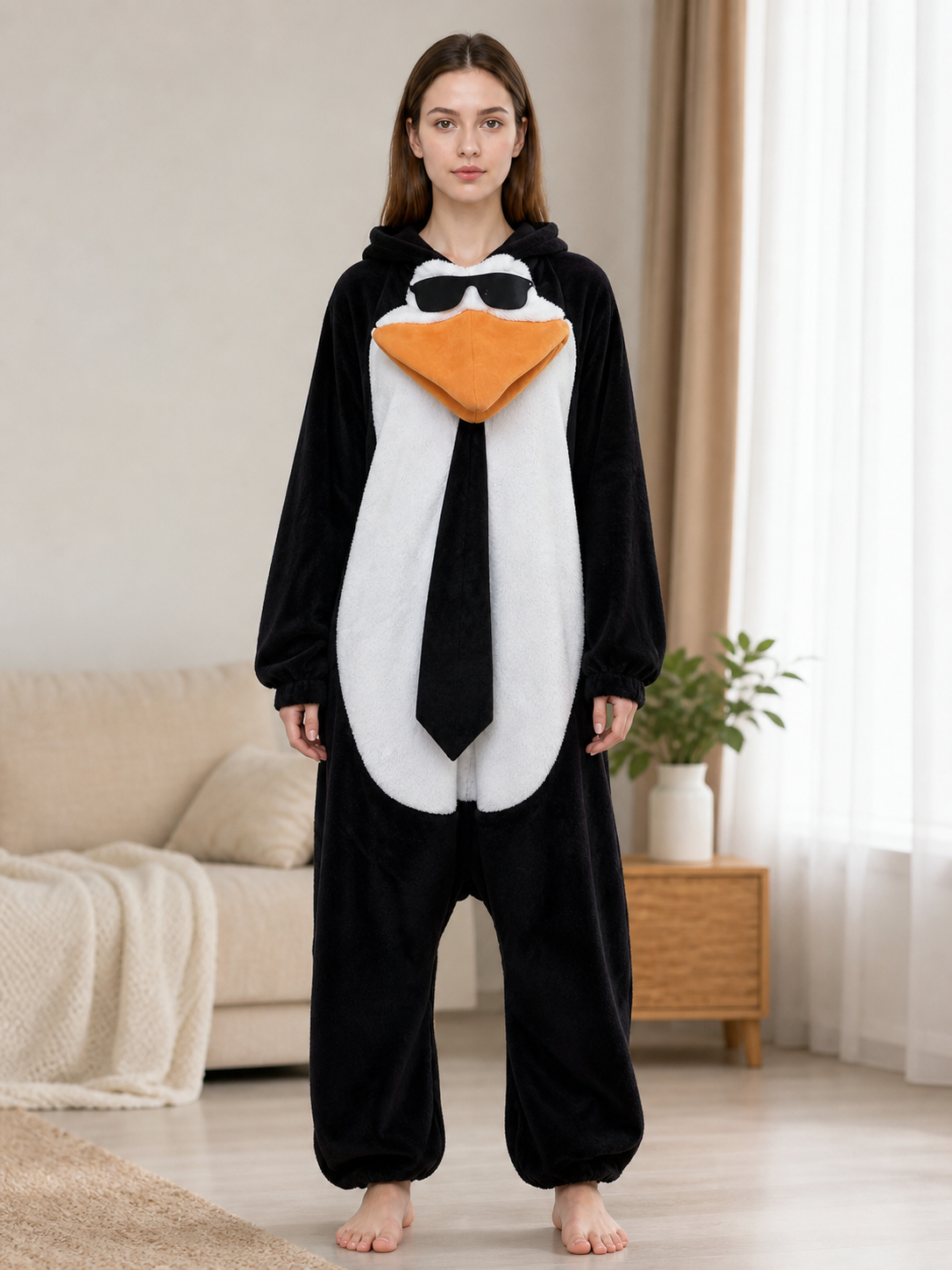 Penguin Hooded Carnival Costume for Cosplay